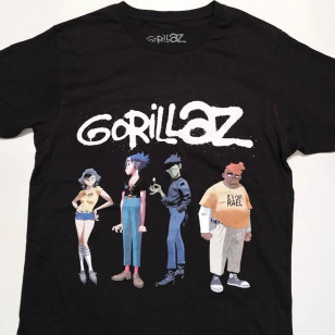 Gorillaz - Spray Logo Group Official T Shirt ( Men M, L ) ***READY TO SHIP from Hong Kong***